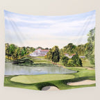 Congressional Golf Course 10th Hole Wall Tapestry Gallery Image 4
