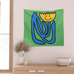 THE FLOWER OF JOY 02 Wall Tapestry Gallery Image 2