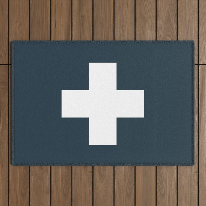 Swiss Cross Storm Outdoor Rug Gallery Image 1