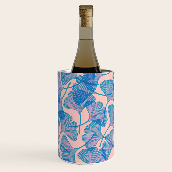 Abstraction_Ginkgo_Pattern_Minimalism_002 Wine Chiller Gallery Image 3