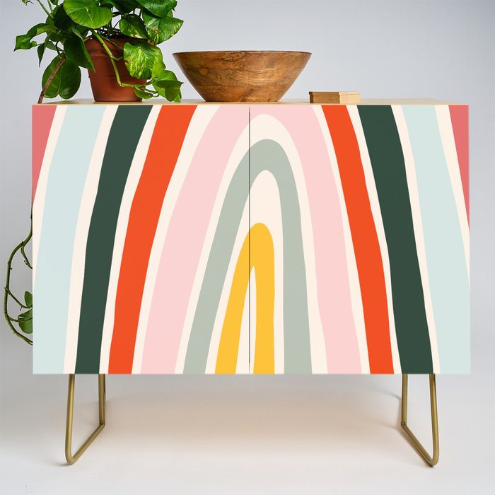 70s Vintage Rainbow Credenza Gallery Image 1