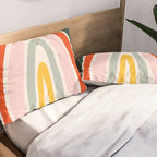 70s Vintage Rainbow Pillow Sham Gallery Image 2