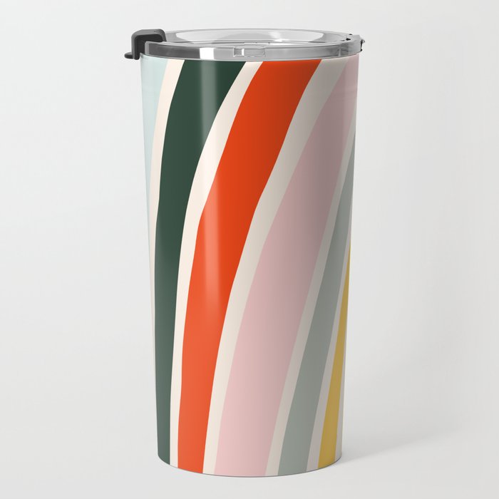 70s Vintage Rainbow Travel Mug Gallery Image 3