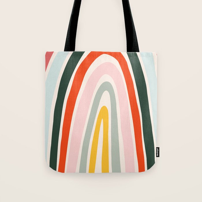 70s Vintage Rainbow Tote Bag Gallery Image 1