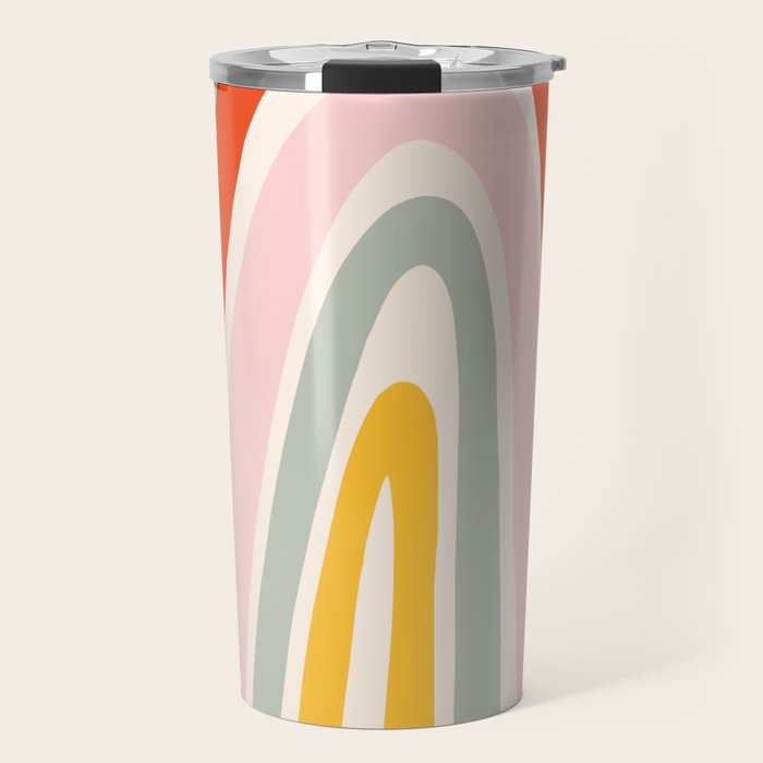 70s Vintage Rainbow Travel Mug Gallery Image 1