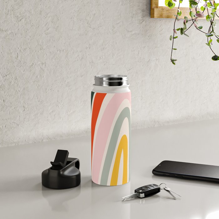 70s Vintage Rainbow Water Bottle Gallery Image 4