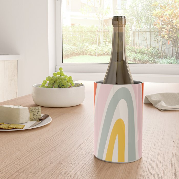 70s Vintage Rainbow Wine Chiller Gallery Image 4