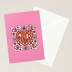 Cancer Zodiac Heart Stationery Card Gallery Image 2