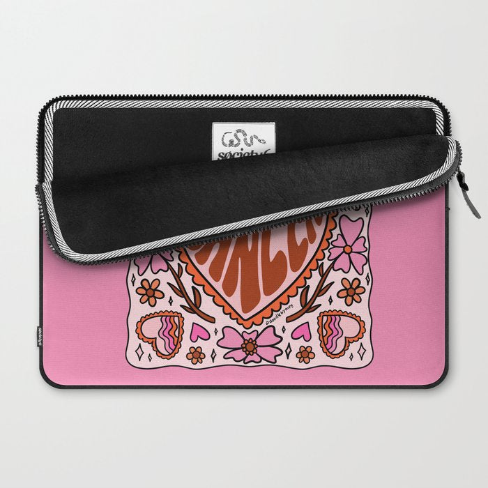 Cancer Zodiac Heart Laptop Sleeve Gallery Image 2