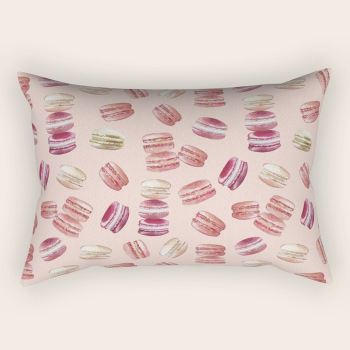 Macaron Pattern Rectangular Pillow Gallery Image 1
