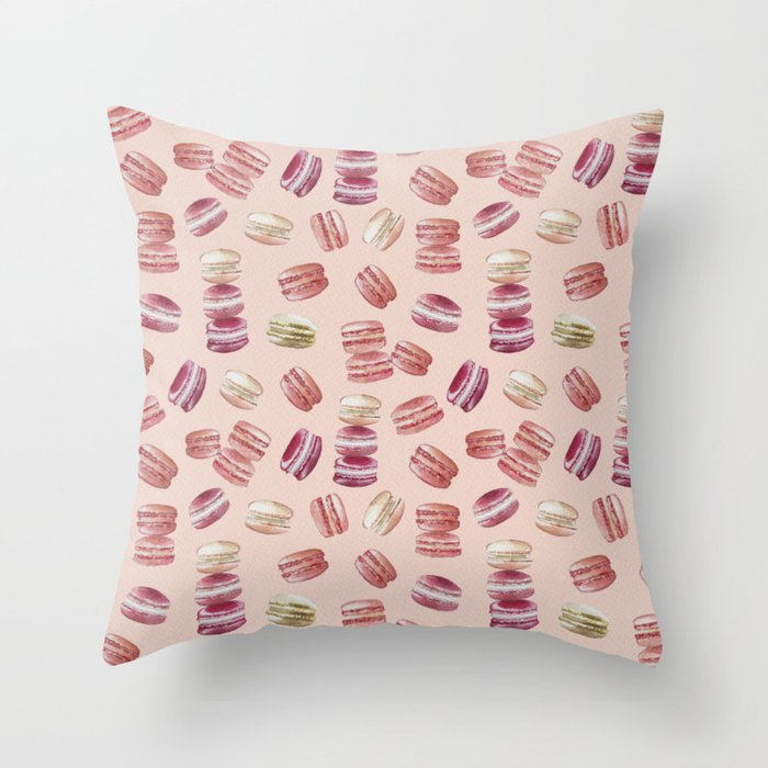 Macaron Pattern Throw Pillow Gallery Image 6