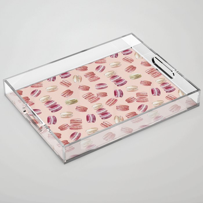 Macaron Pattern Acrylic Tray Gallery Image 1