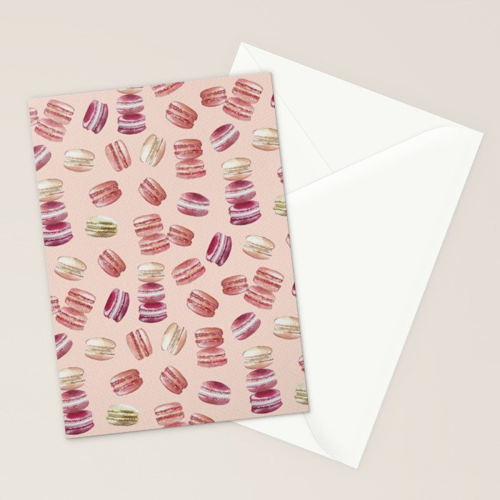 Macaron Pattern Stationery Card Gallery Image 2