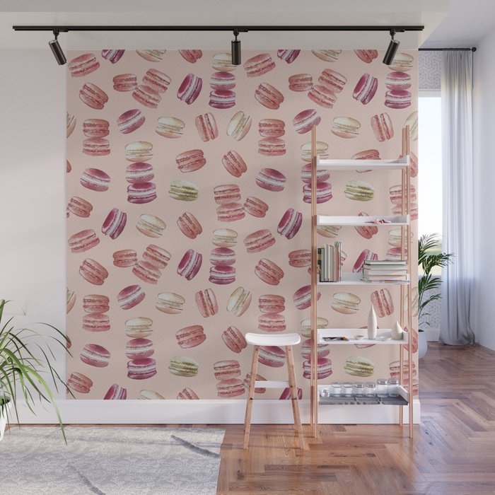 Macaron Pattern Wall Mural Gallery Image 1
