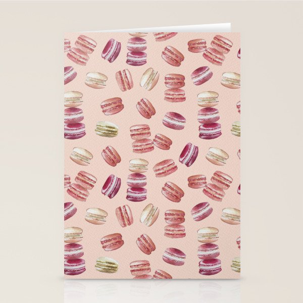 Macaron Pattern Stationery Card