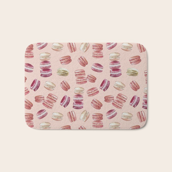 Macaron Pattern Bath Mat Gallery Image 1