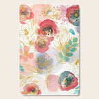 Golden flowers Cutting Board Gallery Image 1