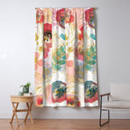 Golden flowers Window Curtain Gallery Image 5