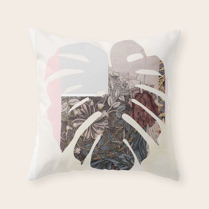 monster a · Musterblatt 52 Throw Pillow Gallery Image 6