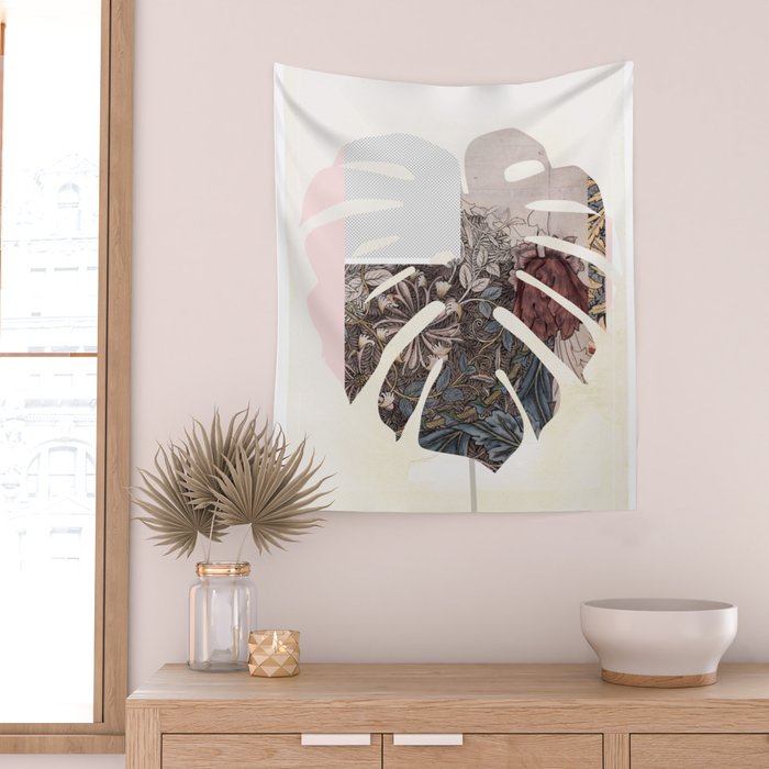 monster a · Musterblatt 52 Wall Tapestry Gallery Image 2