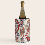 Ushak Selendi 17th Century Bird Carpet Print Wine Chiller Gallery Image 1