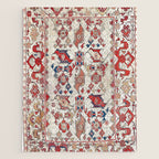 Ushak Selendi 17th Century Bird Carpet Print Jigsaw Puzzle Gallery Image 1