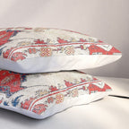Ushak Selendi 17th Century Bird Carpet Print Pillow Sham Gallery Image 3