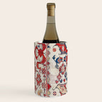 Ushak Selendi 17th Century Bird Carpet Print Wine Chiller Gallery Image 2