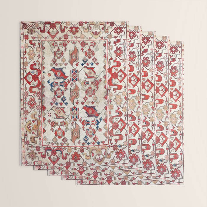 Ushak Selendi 17th Century Bird Carpet Print Wrapping Paper Gallery Image 3