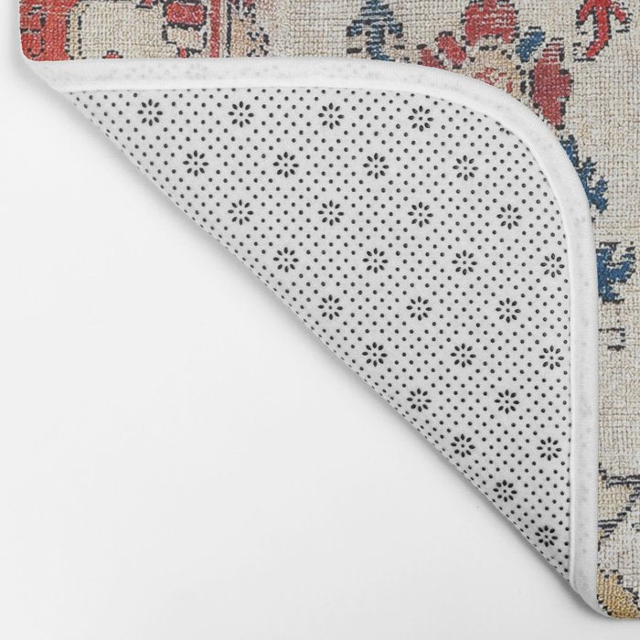 Ushak Selendi 17th Century Bird Carpet Print Bath Mat Gallery Image 2