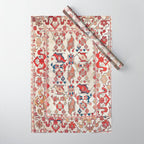 Ushak Selendi 17th Century Bird Carpet Print Wrapping Paper Gallery Image 1
