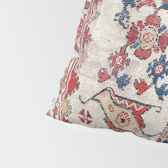 Ushak Selendi 17th Century Bird Carpet Print Pillow Sham Gallery Image 4