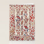 Ushak Selendi 17th Century Bird Carpet Print Stationery Card Gallery Image 2