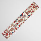 Ushak Selendi 17th Century Bird Carpet Print Table Runner Gallery Image 3