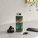 Heavenly fire over Augsburg  Augsburger Wunderzeichenbuch Himmelsfeuer uber Augsburg Water Bottle Gallery Image 4