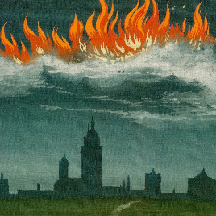 Heavenly fire over Augsburg  Augsburger Wunderzeichenbuch Himmelsfeuer uber Augsburg Coffee Mug Gallery Image 2
