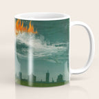 Heavenly fire over Augsburg  Augsburger Wunderzeichenbuch Himmelsfeuer uber Augsburg Coffee Mug Gallery Image 1