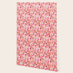 watercolor peach fuzz leaves Wallpaper Gallery Image 2