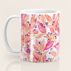 watercolor peach fuzz leaves Coffee Mug Gallery Image 3