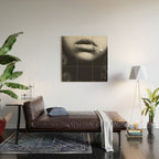 Livin' on the edge | Black and white photograph Wood Wall Art Gallery Image 2