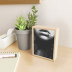 Livin' on the edge | Black and white photograph Mini Art Print Gallery Image 2