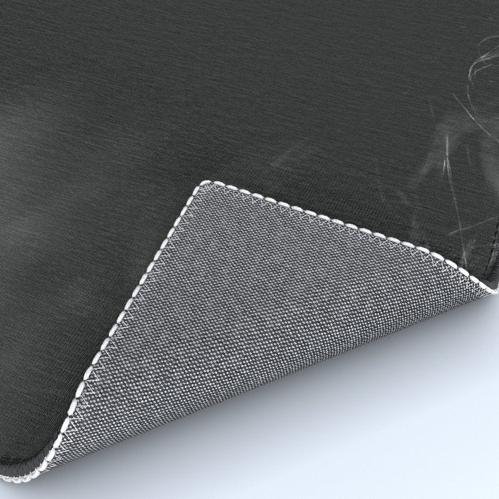 Livin' on the edge | Black and white photograph Rug Gallery Image 4