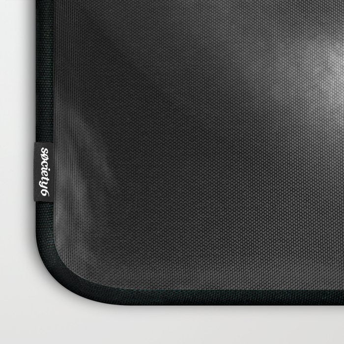 Livin' on the edge | Black and white photograph Laptop Sleeve Gallery Image 3