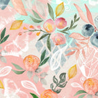 Abstract painting of flowers and plants Coffee Mug Gallery Image 2