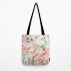 Abstract painting of flowers and plants Tote Bag Gallery Image 2