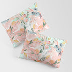 Abstract painting of flowers and plants Pillow Sham Gallery Image 3