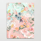 Abstract painting of flowers and plants Notebook Gallery Image 4