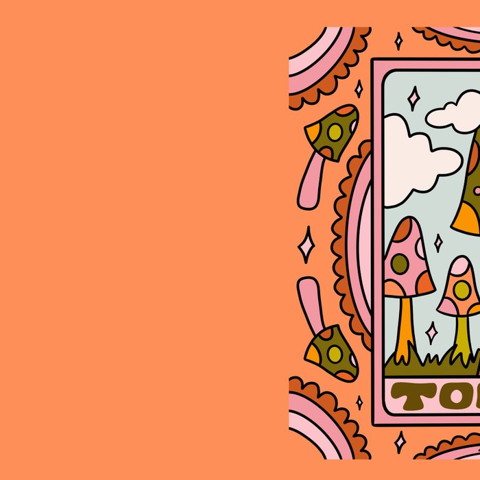 16. Tower Tarot Mushroom Coffee Mug Gallery Image 2