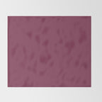 Solid Ripe Berry Throw Blanket Gallery Image 2