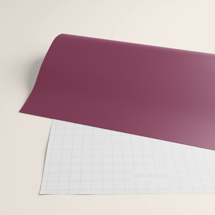 Solid Ripe Berry Wrapping Paper Gallery Image 2